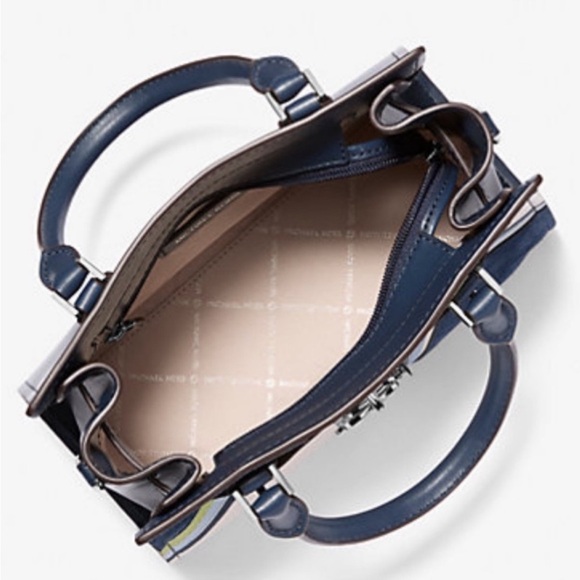 Michael Kors Hamilton Small Patchwork Satchel Crossbody - Picture 4 of 4